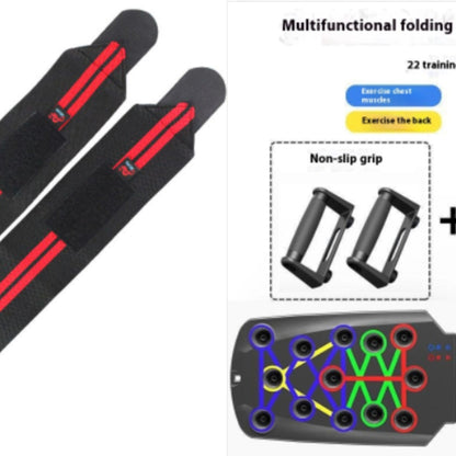 Home Multifunctional Push-Up Training Board – Full Upper Body Workout System 22 Kinds Of Boards set