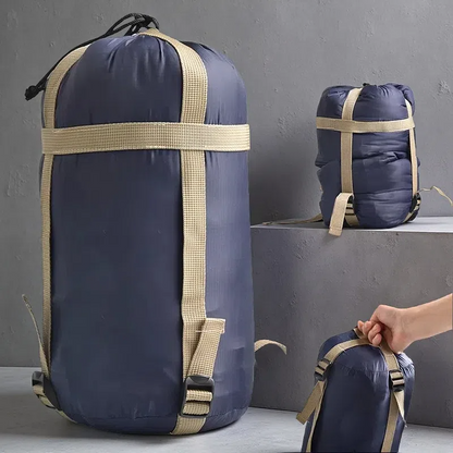 Outdoor Camping Sleeping Bag Compression Bag – Durable Nylon Storage with Silicone Coating