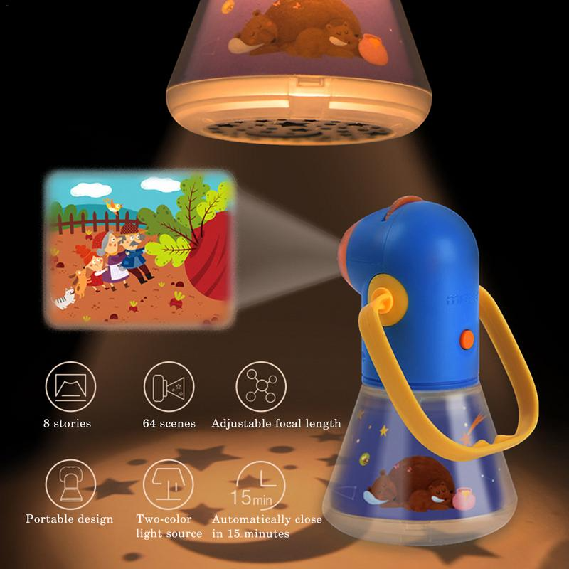 Children’s Night Lamp Projection – Multifunctional Story Projector with Star and Dream Light for Early Education
