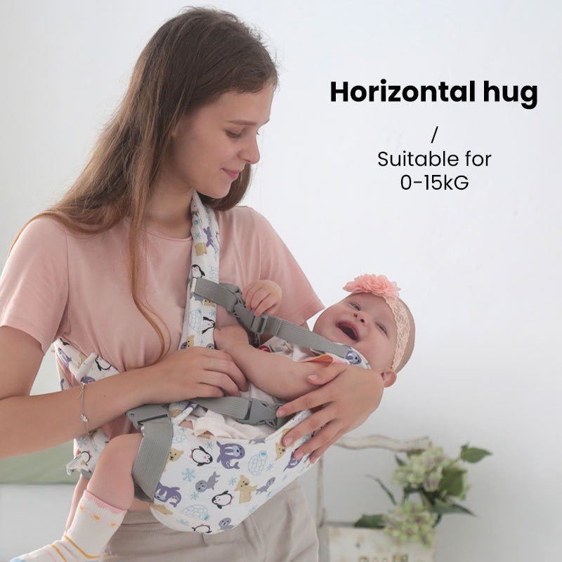 Multifunctional Baby Carrier with Waist Stool – Ergonomic Design for Comfort & Style (0–4 Years)