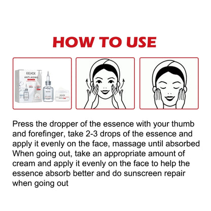 Filling Anti-wrinkle Suit Fading Wrinkle Moisturizing Anti-aging Skin Rejuvenation Firming Water BankCream