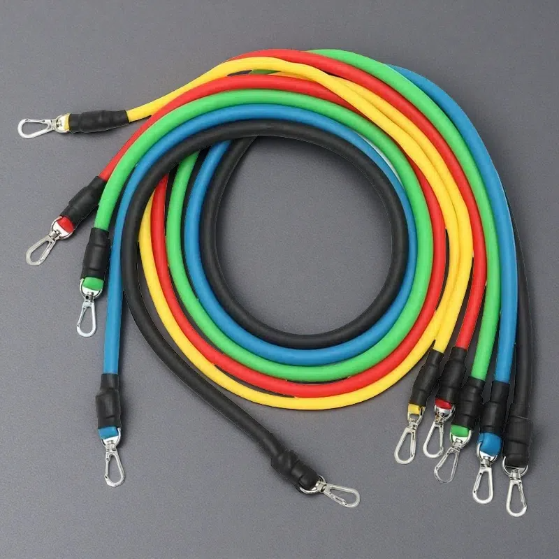 Rally Rope Set – 11 Piece Latex Resistance Bands for Fitness and Training