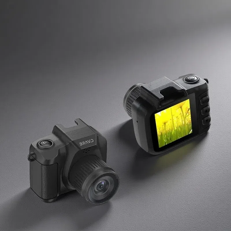 Mini Retro HD Camera – Compact Sports & Party Cam for Students Black Without Memory Card