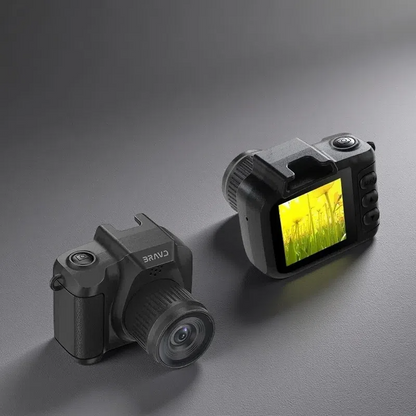 Mini Retro HD Camera – Compact Sports & Party Cam for Students Black Without Memory Card