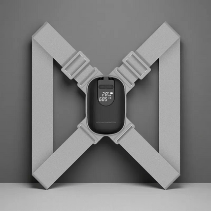 Smart Adjustable Posture Corrector – Vibration Reminder Back Brace for Adults & Kids Grey