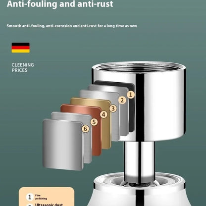 Alloy Kitchen Double Filter Splash-Proof Faucet Head – Stainless Steel Anti-Splash Nozzle