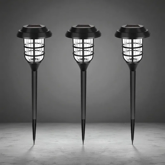 New Solar Stripe Lawn LED Outdoor Light – Decorative Abstract Design Solar Garden Lamp