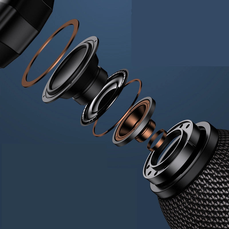 Portable Outdoor Wireless Bluetooth Speaker – 360° Powerful Waterproof Sound