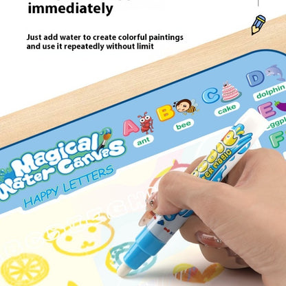 Cloth Toy Clear Water Painting Drawing Board – Magic Color Graffiti Blanket Water Picture Book