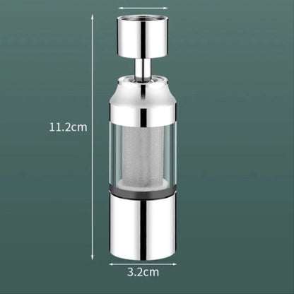 Alloy Kitchen Double Filter Splash-Proof Faucet Head – Stainless Steel Anti-Splash Nozzle