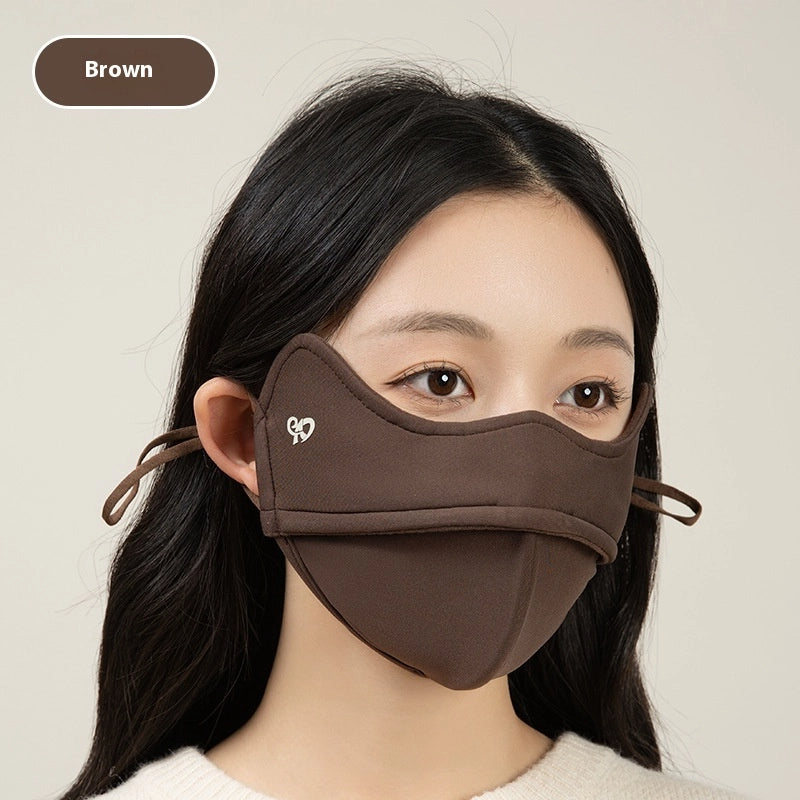5D Windproof Cycling Face Mask with Cartilage Support – Eye Protection & Lipstick-Safe Design