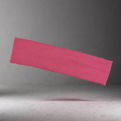 Exercise Hair Band – Retro-Inspired Stretch Headband for Yoga & Workouts Rose Red