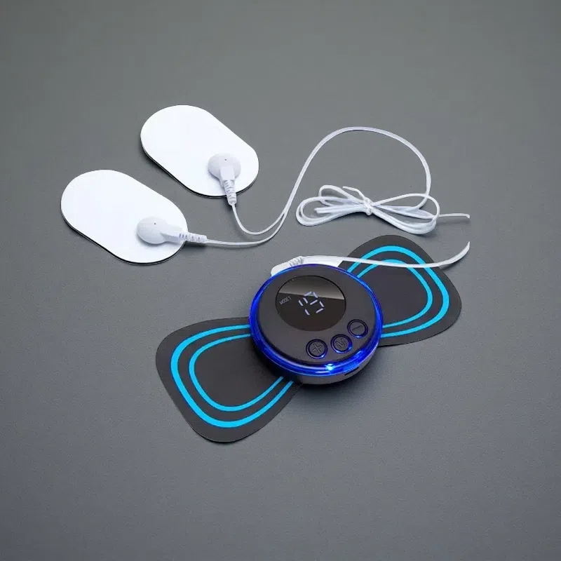 Portable Electric Pulse Shoulder and Neck Mini Cervical Spine Massage Instrument Ordinary electrode one to two