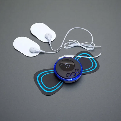 Portable Electric Pulse Shoulder and Neck Mini Cervical Spine Massage Instrument Ordinary electrode one to two