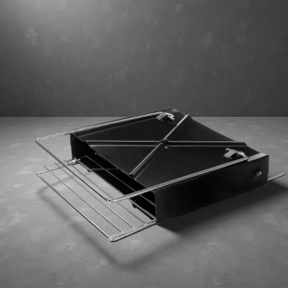 Portable Folding Stainless Steel BBQ Grill – Compact, Lightweight Charcoal Grill for Camping & Picnics