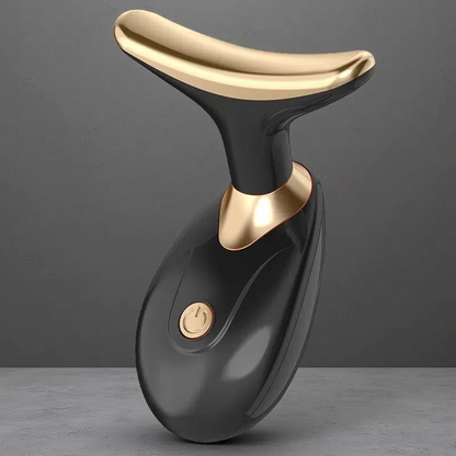 Small Facial Electric Beauty Massage Instrument – Portable Skincare Tool Black Upgrade