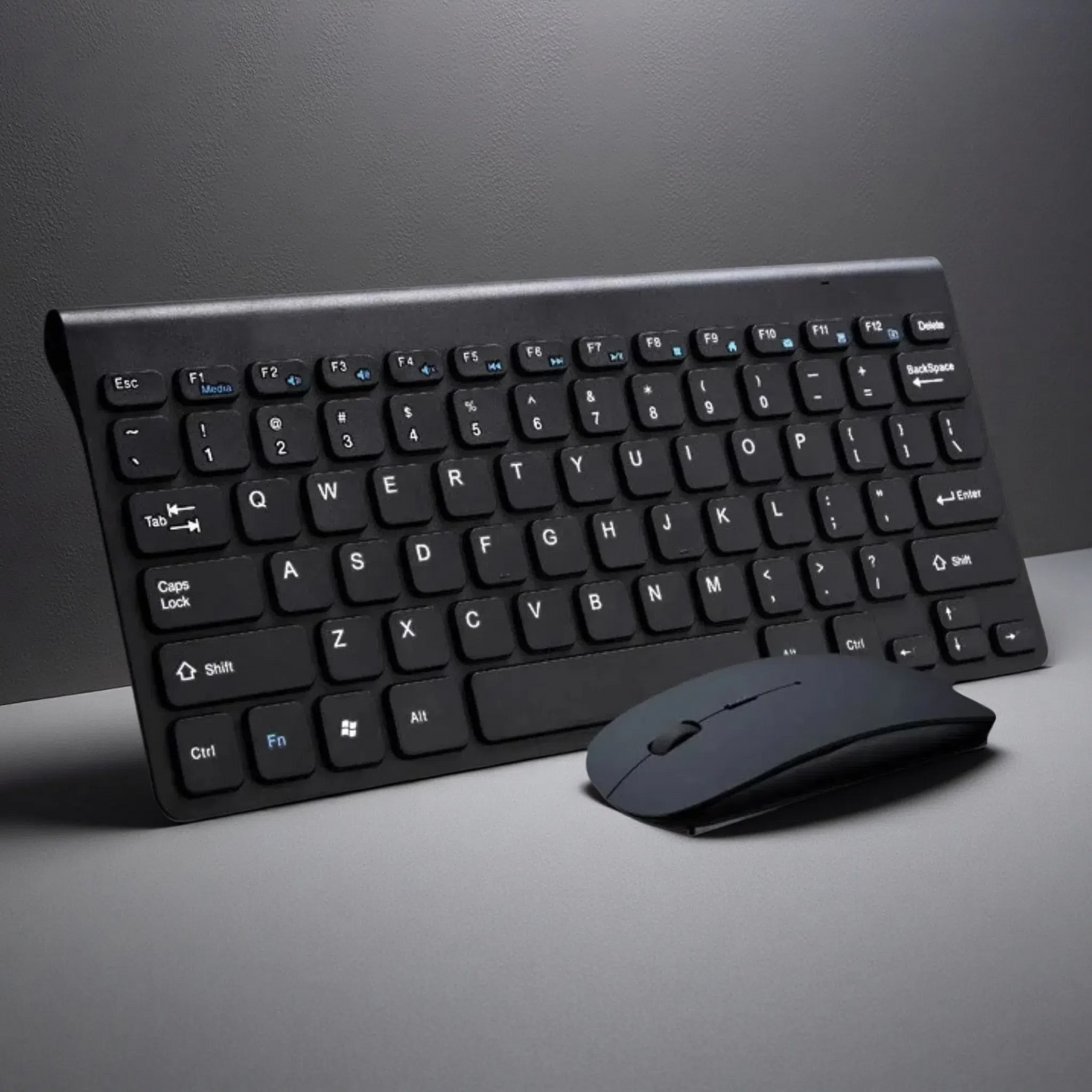 Wireless Mouse and Keyboard Set – 2.4G Connection, 10m Range, Ultra-Quiet Compact Design Black