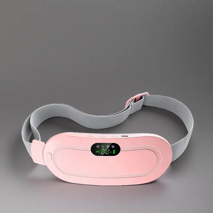 Intelligent Temperature Regulating Menstrual Belt with Heat & Vibration Massage Pink USB