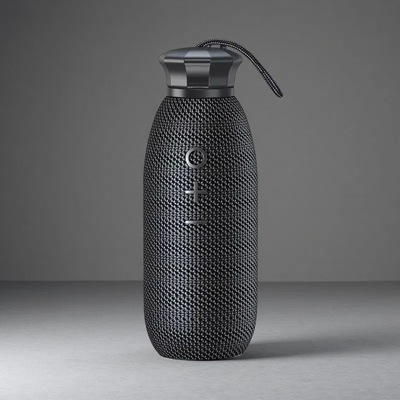 Portable Outdoor Wireless Bluetooth Speaker – 360° Powerful Waterproof Sound Black USB