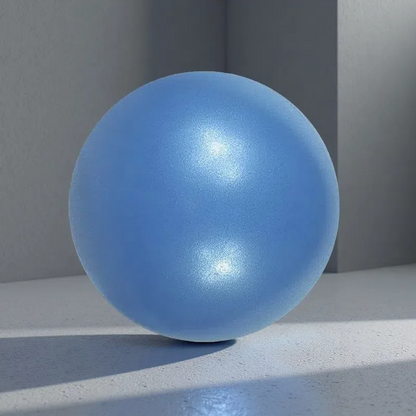 Dance Fitness Massage Yoga Ball – Durable PVC Exercise Ball with Inflator Blue