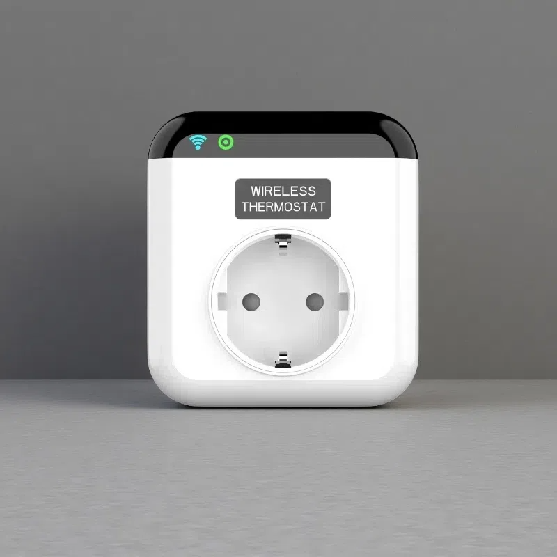 Thermostatic Smart Socket – Voice & App Controlled | EU Plug | 3680W White EU