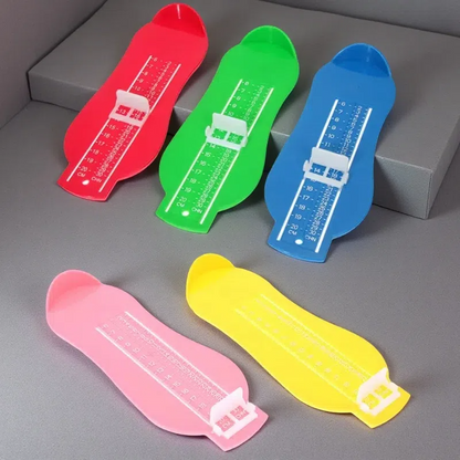 Child Baby Foot Measuring Gauge – Accurate Shoe Size Tool for Growing Feet Yellow
