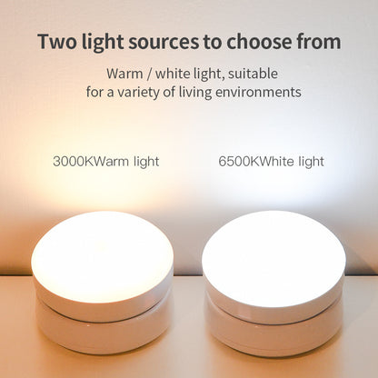 Rotating Motion Sensor Light – USB Rechargeable Night Light for Hallways, Wardrobes & Garages