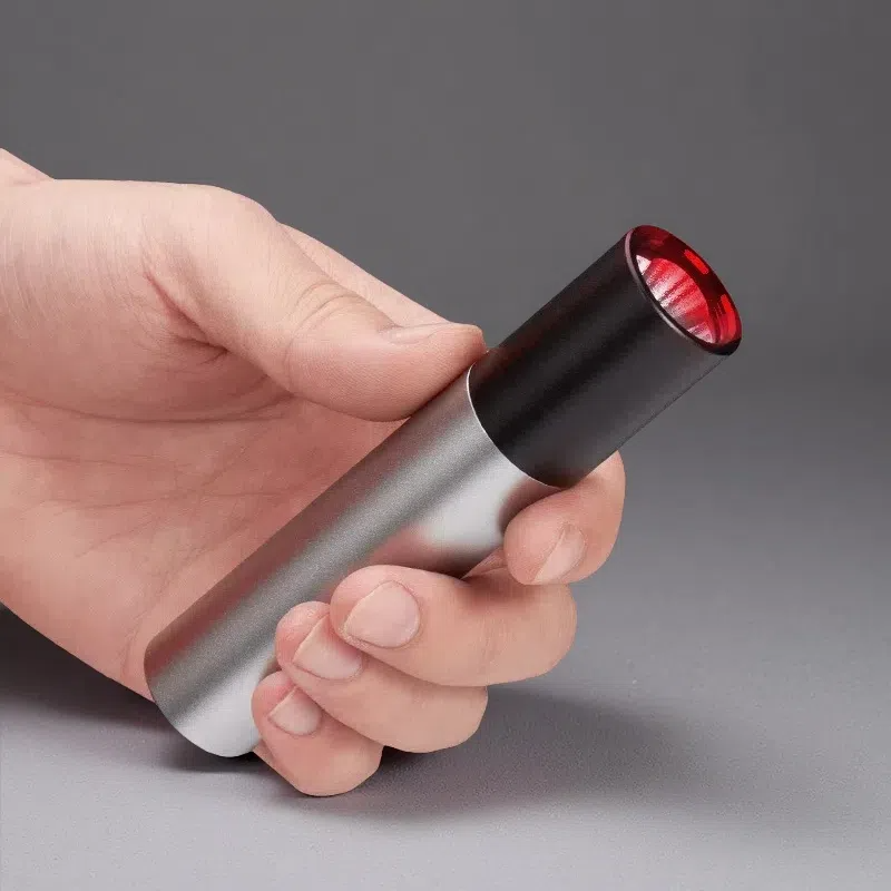 3-Core Red Light Infrared Flashlight – Portable Physiotherapy Lamp with Accessories