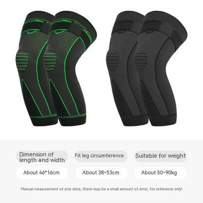 Large Calf Pressure Lengthened Knee Pad – Compression Support for Sports & Outdoor Activities