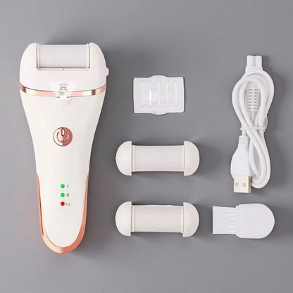Electric Foot Peel Pedicure Pedicure Pedicure Peeling Machine Waterproof Lithium Battery White
