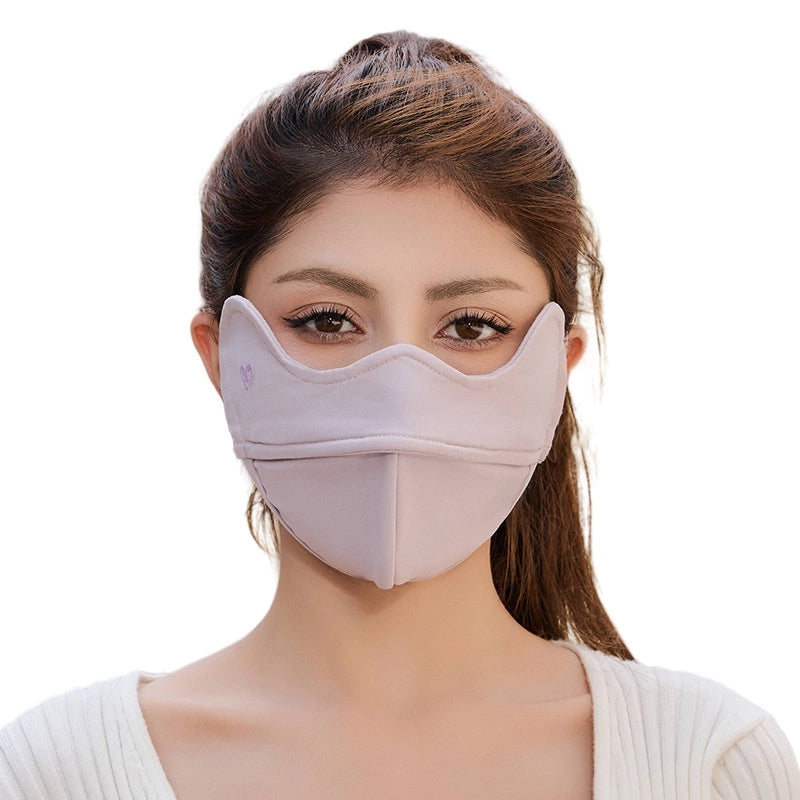 5D Windproof Cycling Face Mask with Cartilage Support – Eye Protection & Lipstick-Safe Design