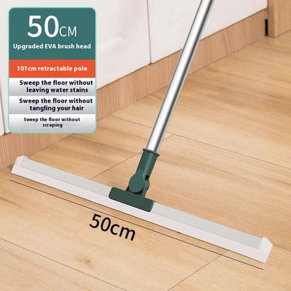 Household Portable Silicone Magic Broom – Telescopic & Compact Cleaning Tool Telescopic Rod 50cm