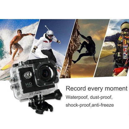HD 1080P Action Sports Waterproof DV Camera – Compact Outdoor Adventure Cam