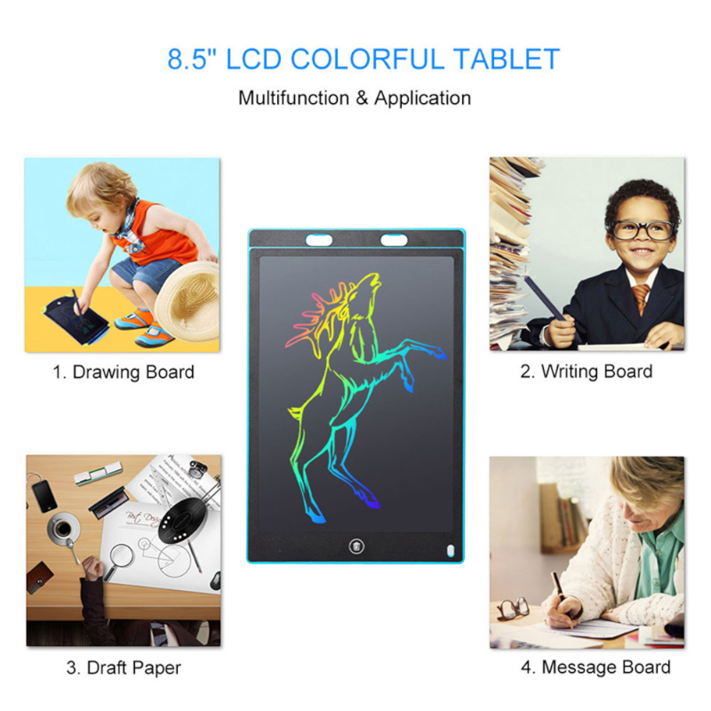 Children's Electronic Drawing Board – Student Graffiti LCD Writing Board with Stylus and Magnet