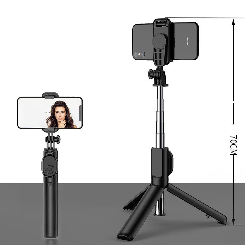 Bluetooth Selfie Stick Tripod – Compatible with iPhone & Android