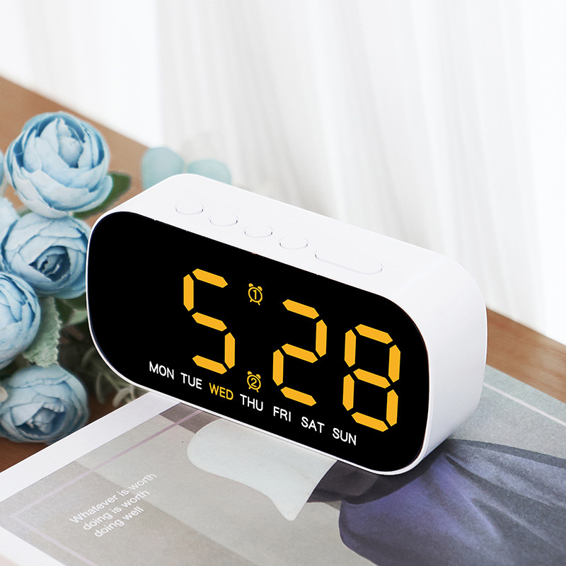 LED Digital Alarm Clock – Slim, Colorful & Easy-to-Use Electronic Clock