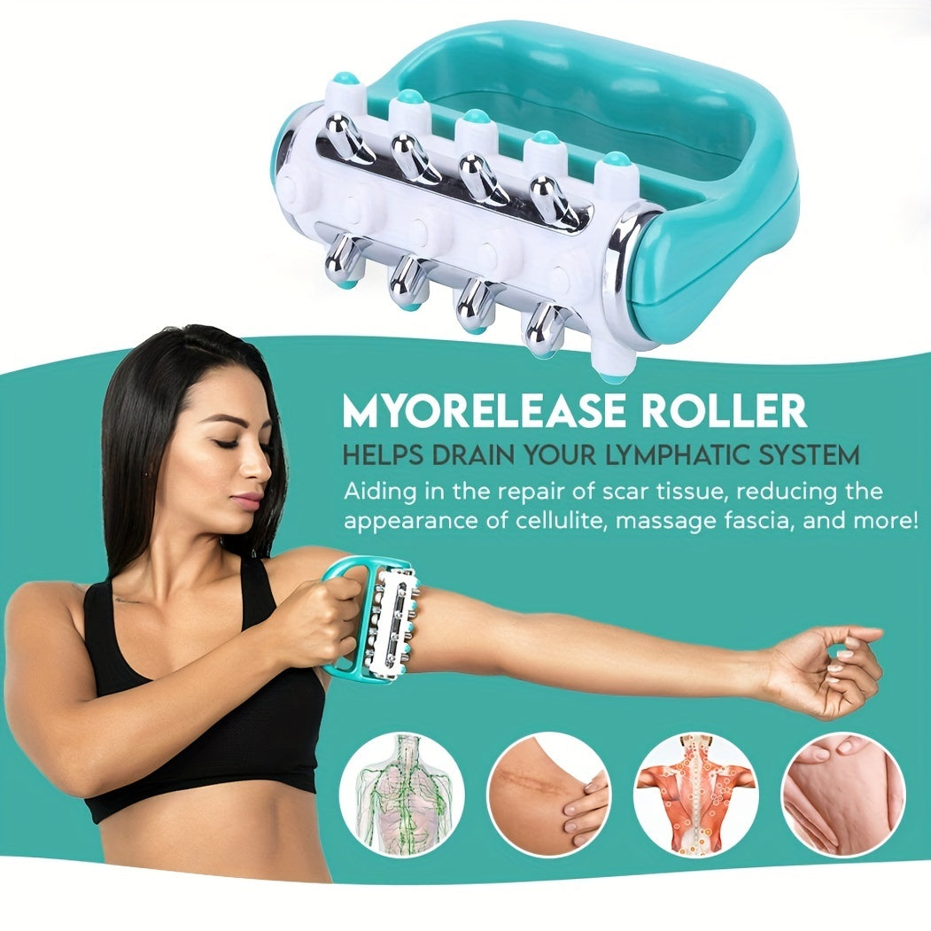Mini Cellulite & Muscle Massage Roller – Deep Tissue Myofascial Release Tool for Full-Body Relief