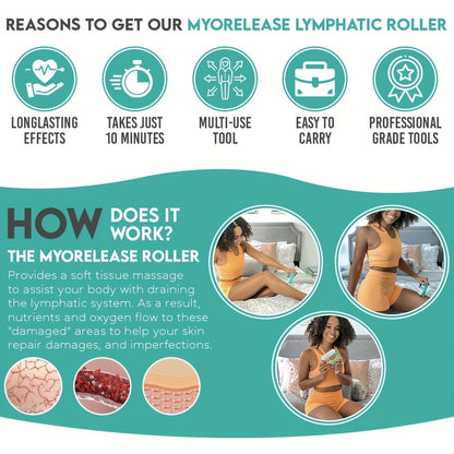 Mini Cellulite & Muscle Massage Roller – Deep Tissue Myofascial Release Tool for Full-Body Relief