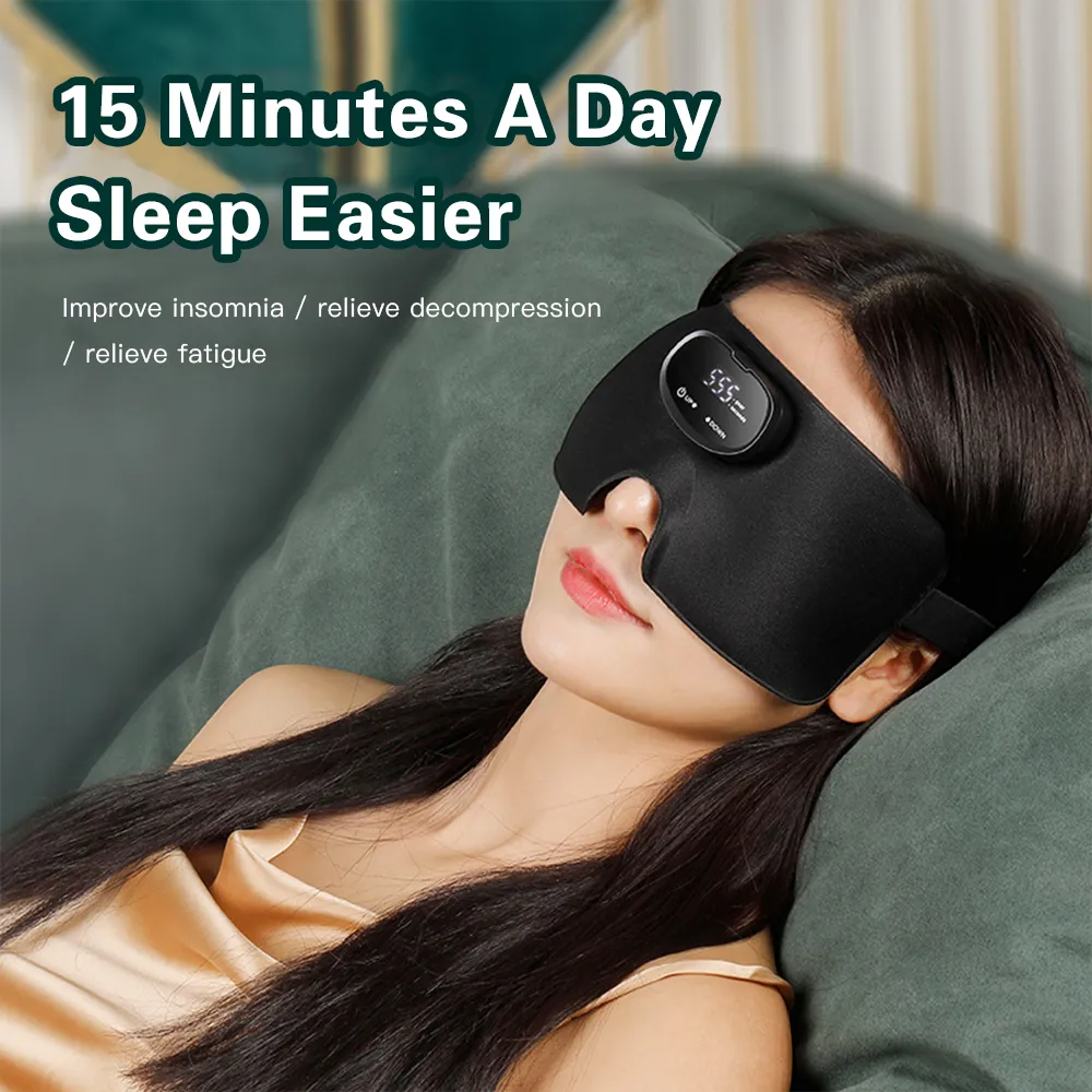 Relaxing Sleep Aid Smart Eye Mask – EMS Massage for Deeper Sleep & Stress Relief