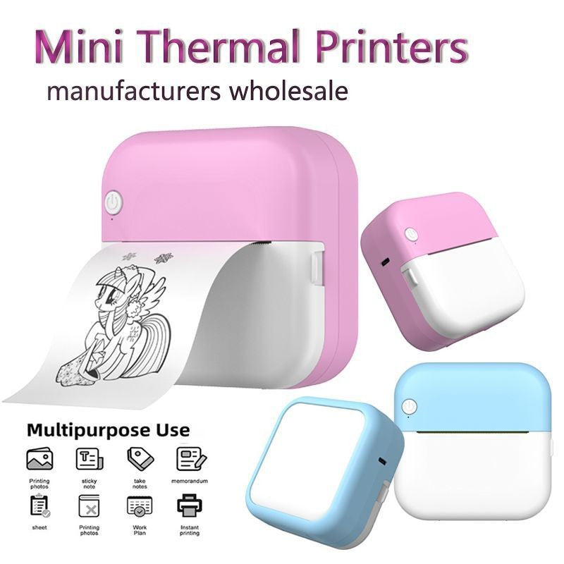 Mini Thermal Label Printer – Compact USB Sticker Printer for Students & Home Use