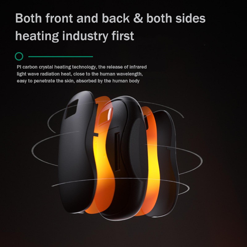 Electric Hand Warmer & Power Bank – Digital Display, USB Rechargeable, Portable Winter Essential