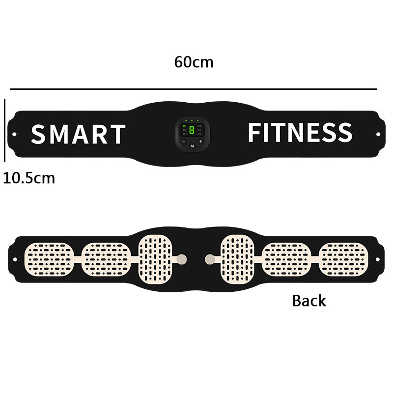 EMS Fitness Belt – Muscle Stimulator with USB Charging & Adjustable Fit