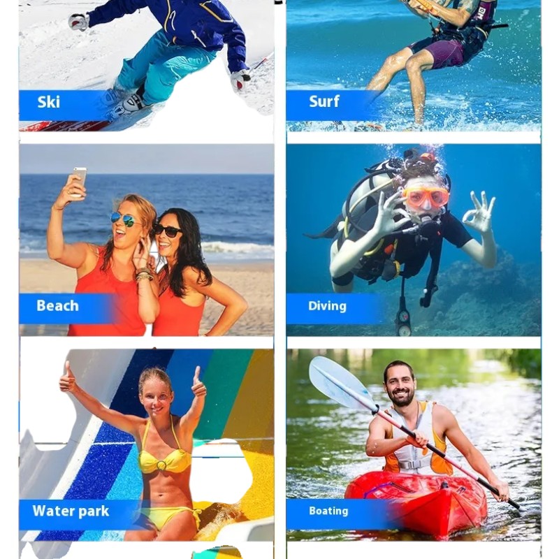 Double Compartment Phone Waterproof Bag – Durable PVC Protective Case for Beach & Swimming