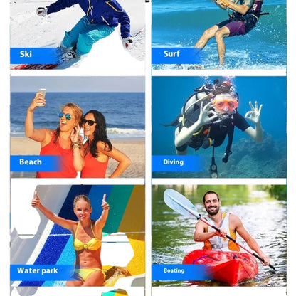 Double Compartment Phone Waterproof Bag – Durable PVC Protective Case for Beach & Swimming