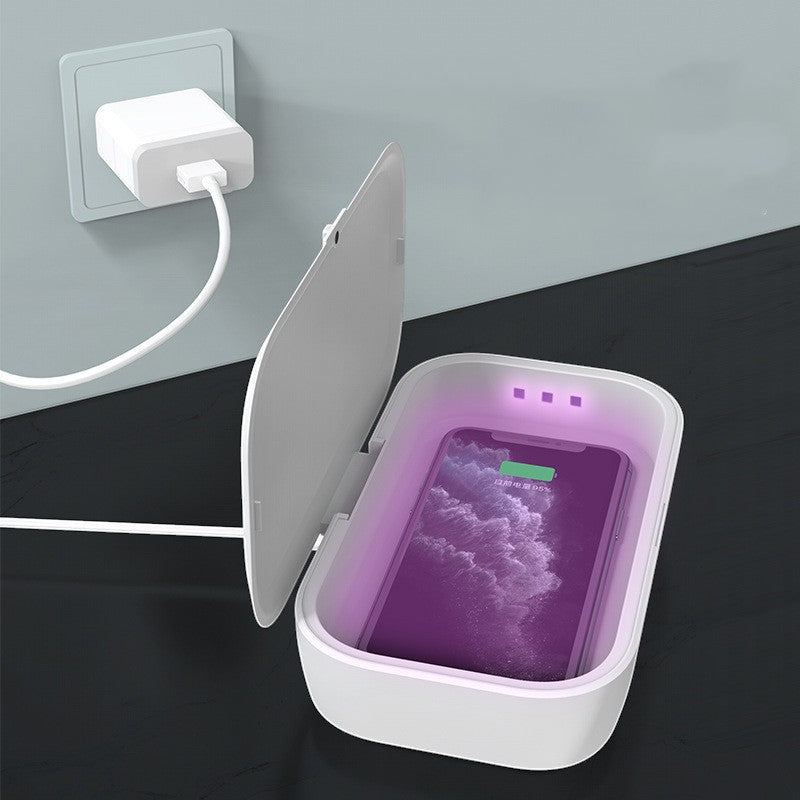 Multifunctional UV Disinfection Box with 10W Wireless Charging – Type-C | Portable Sterilizer
