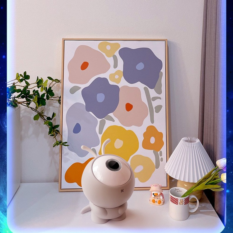 Rechargeable 6-in-1 Galaxy Projector Light – Rotating LED Planetarium Night Lamp