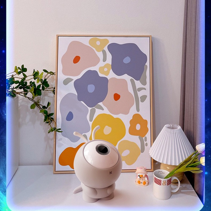 Rechargeable 6-in-1 Galaxy Projector Light – Rotating LED Planetarium Night Lamp