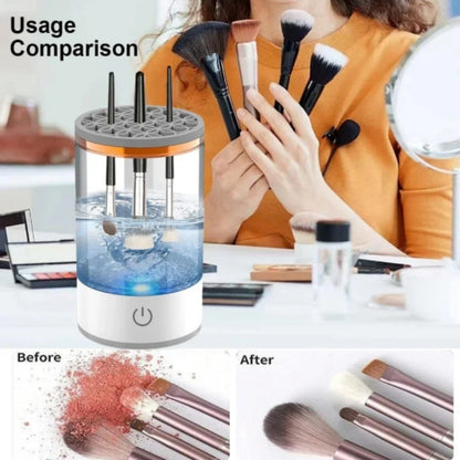 Makeup Brush Cleaner – Automatic Rotating USB Portable Electric Makeup Brush Washer