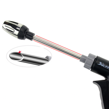 High-Pressure Water Gun with Long Metal Extension – One-Button Control & Multi-Mode Spray