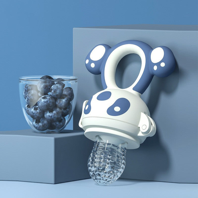 Teething Feeder Bag – Silicone Baby Fruit Supplement & Teether Stick for 6+ Months